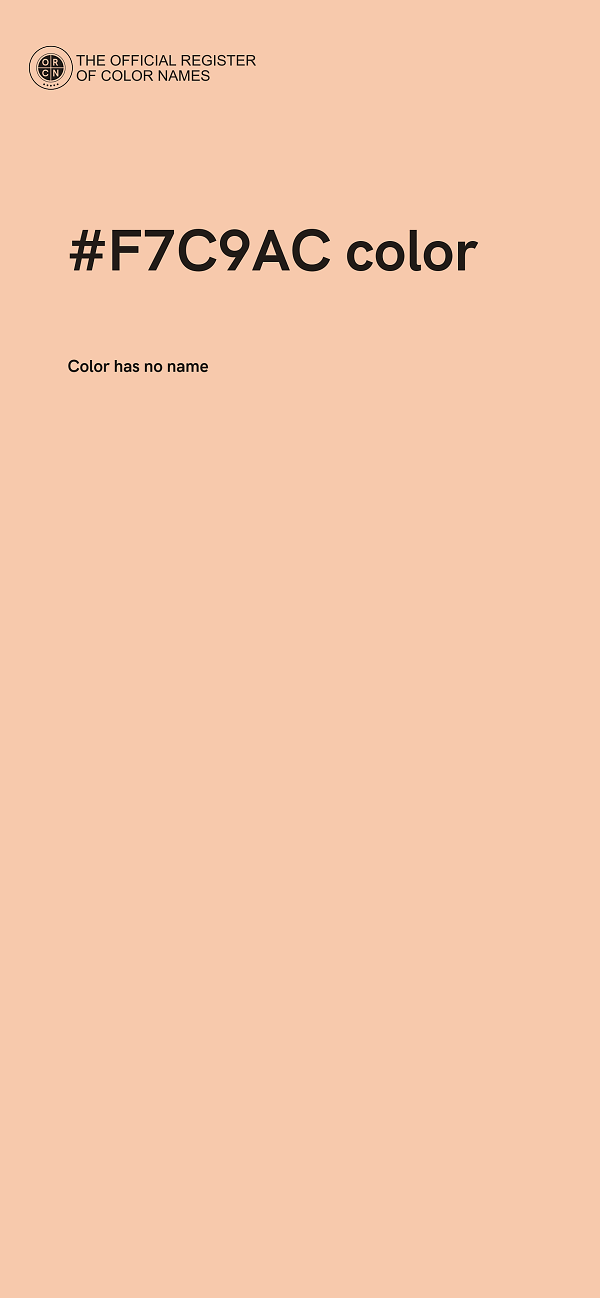 #F7C9AC color image