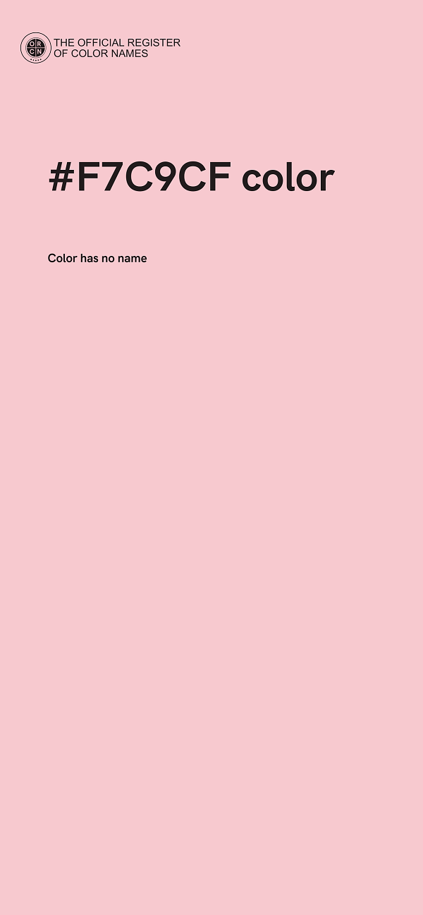#F7C9CF color image