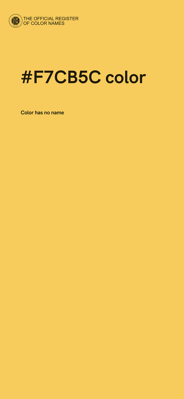 #F7CB5C color image