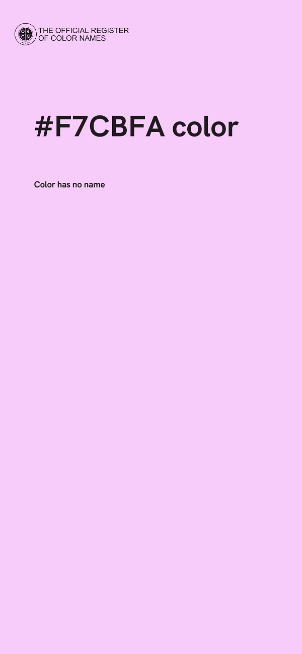 #F7CBFA color image