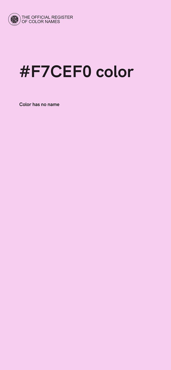 #F7CEF0 color image