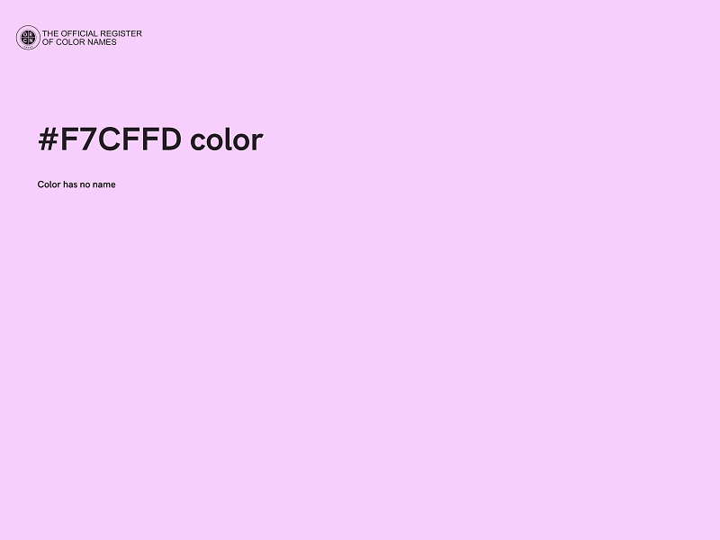 #F7CFFD color image