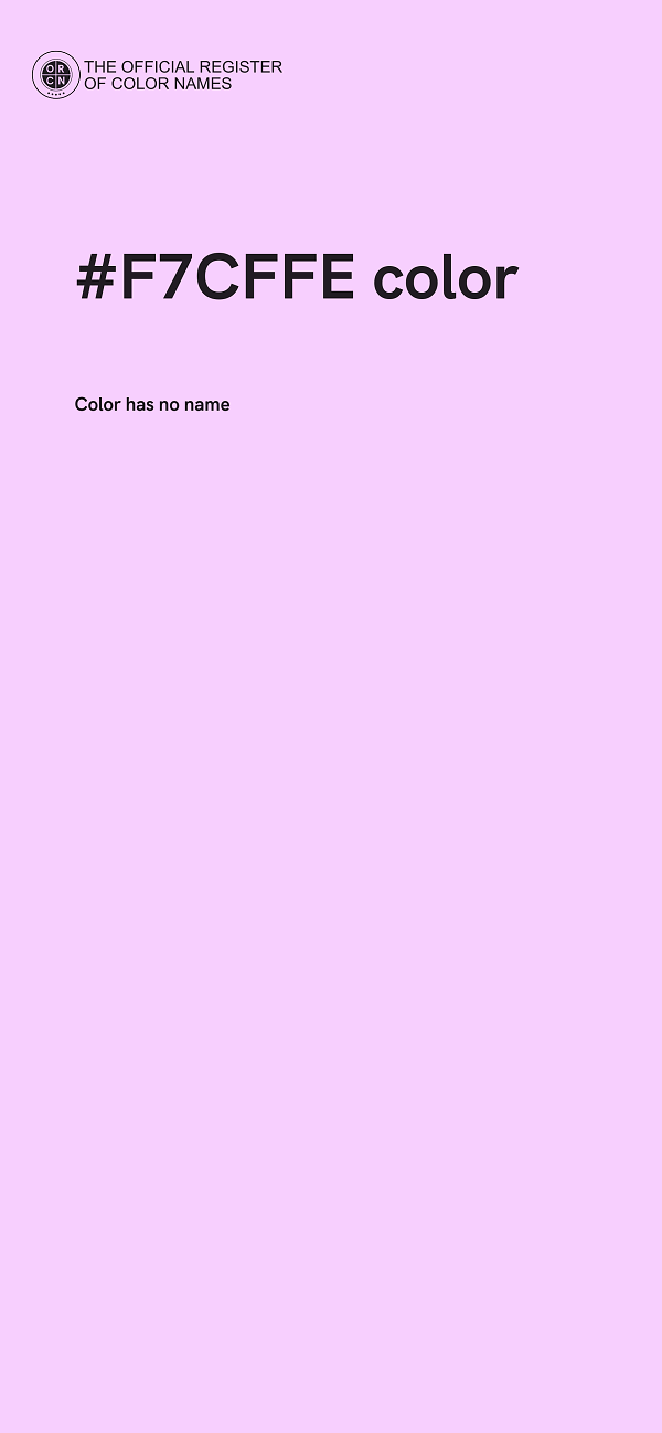 #F7CFFE color image