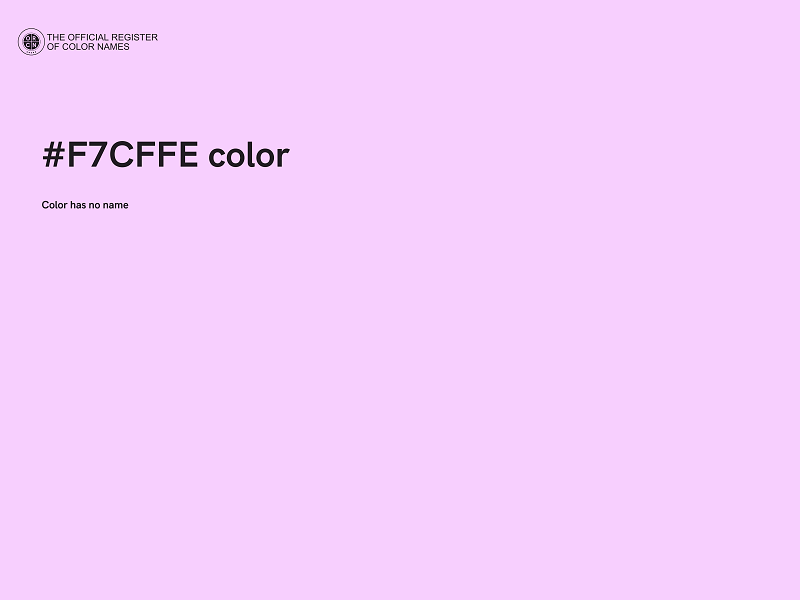 #F7CFFE color image