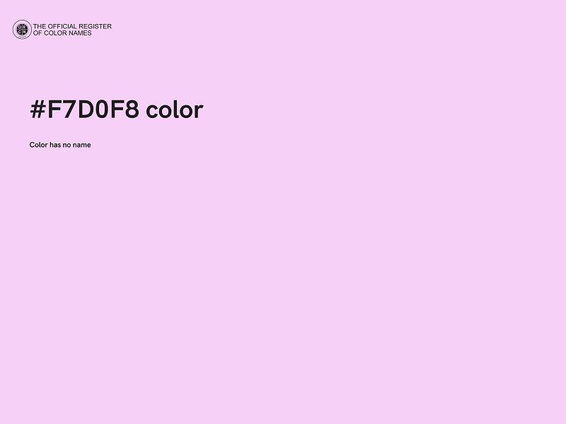 #F7D0F8 color image