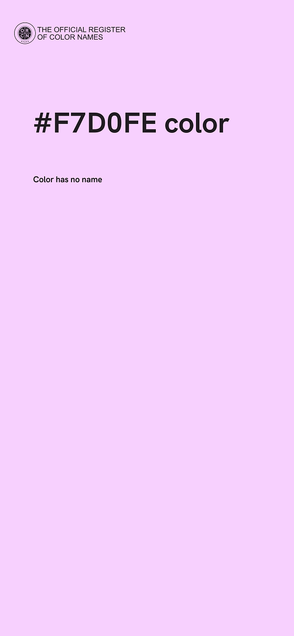 #F7D0FE color image