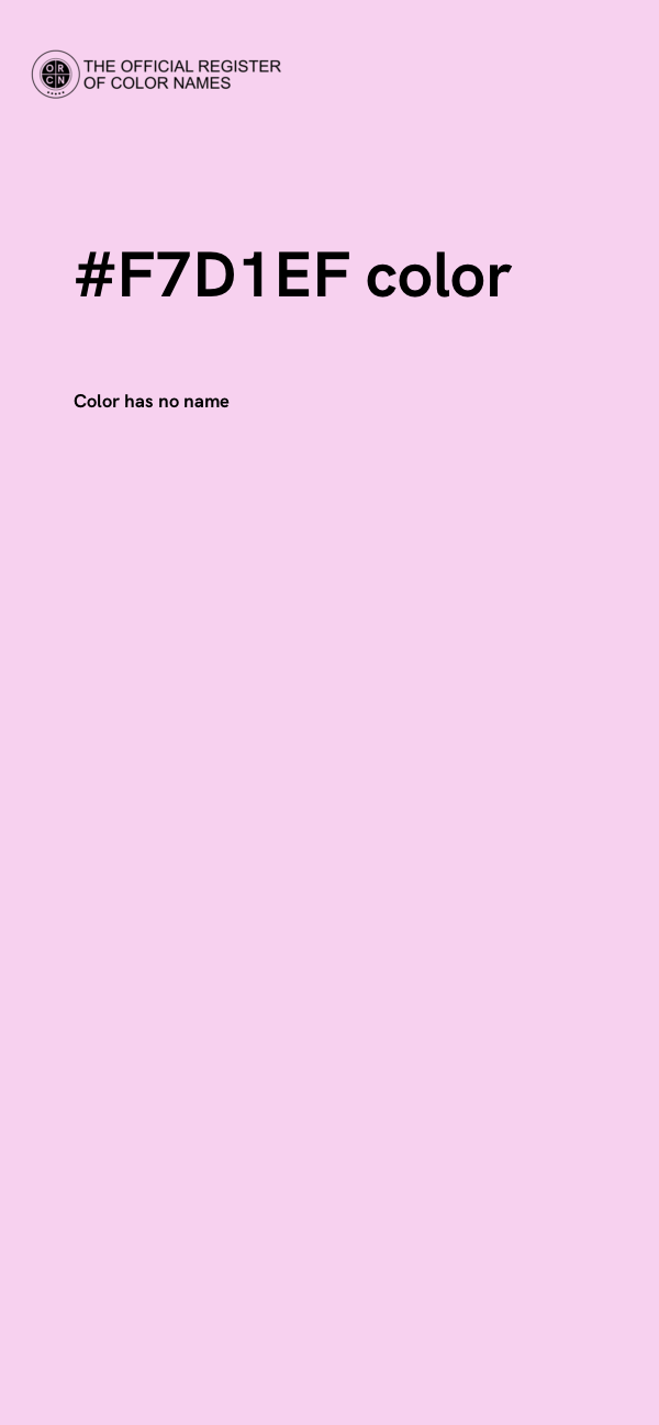 #F7D1EF color image