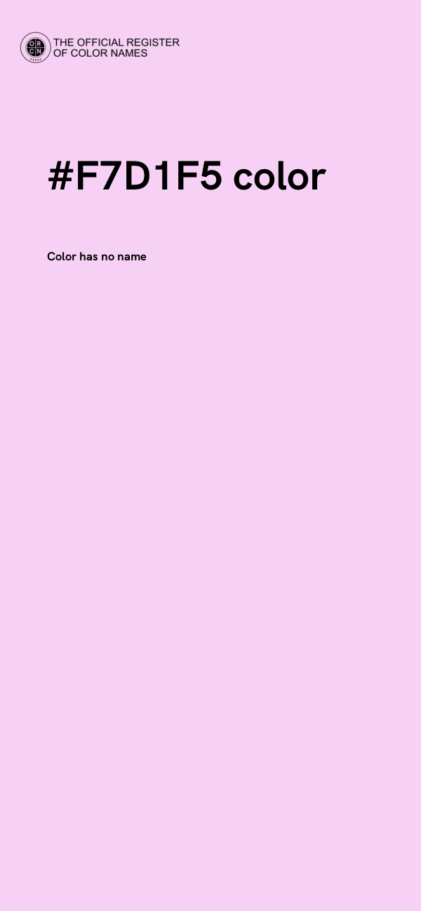 #F7D1F5 color image