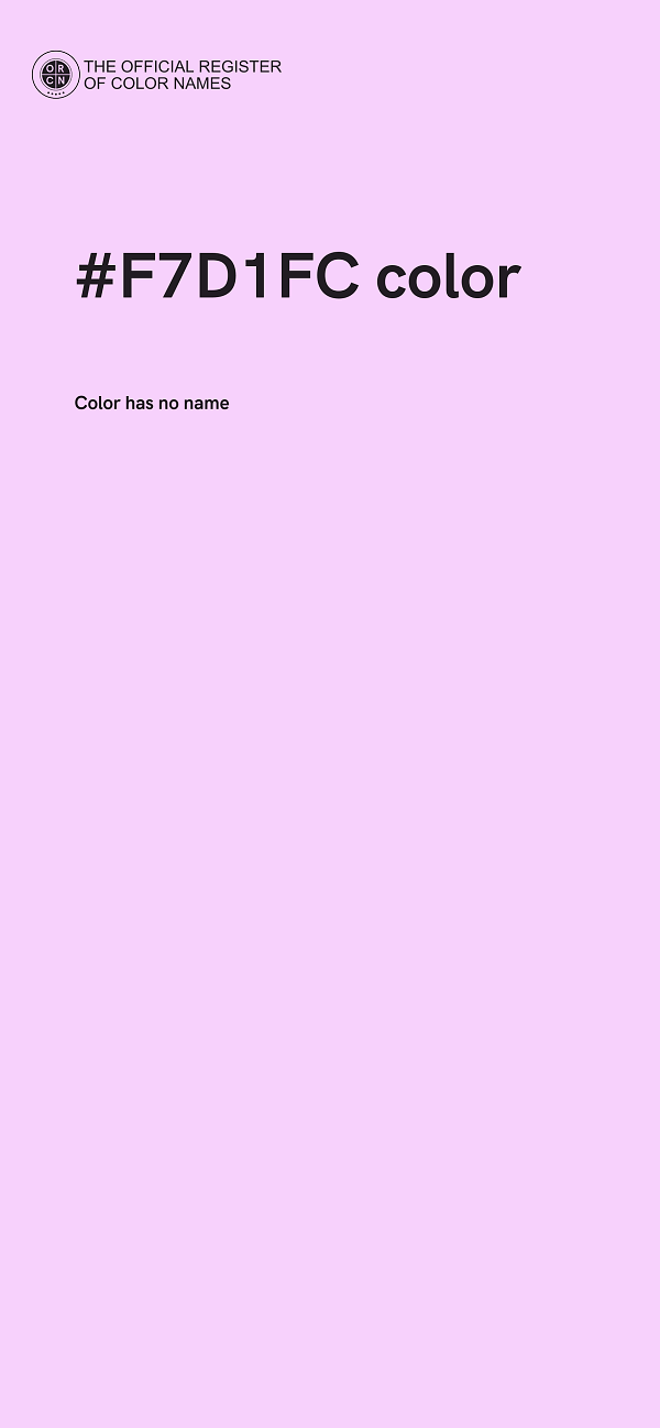#F7D1FC color image