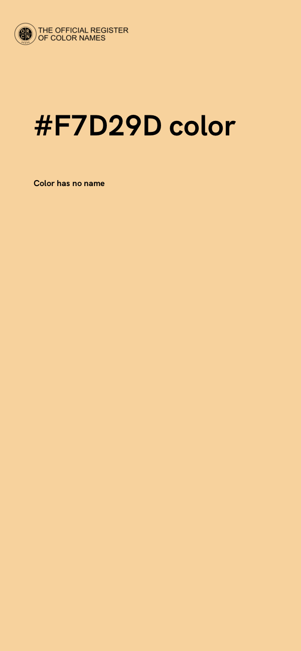 #F7D29D color image