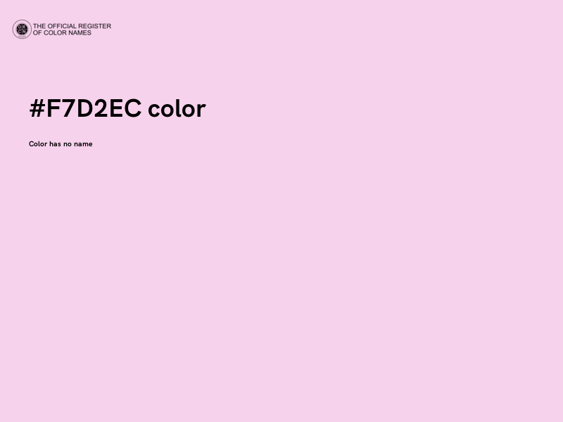 #F7D2EC color image