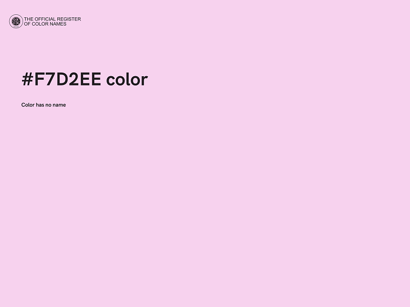 #F7D2EE color image