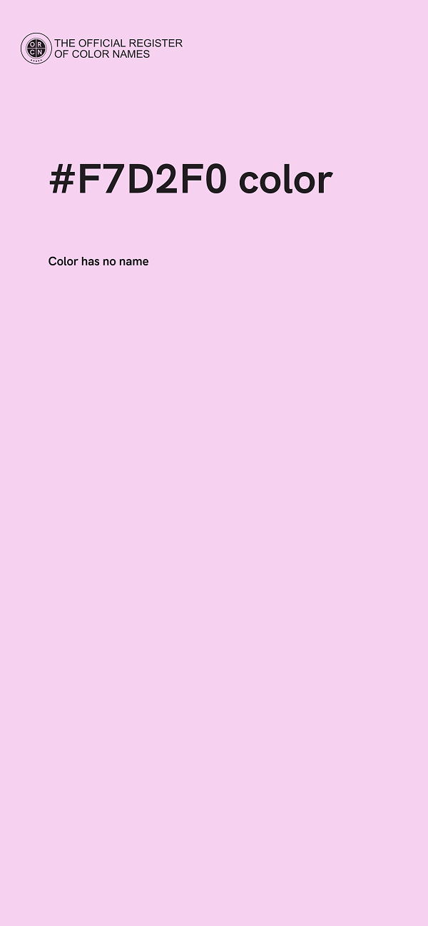 #F7D2F0 color image