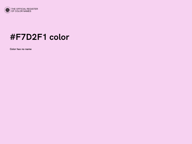 #F7D2F1 color image