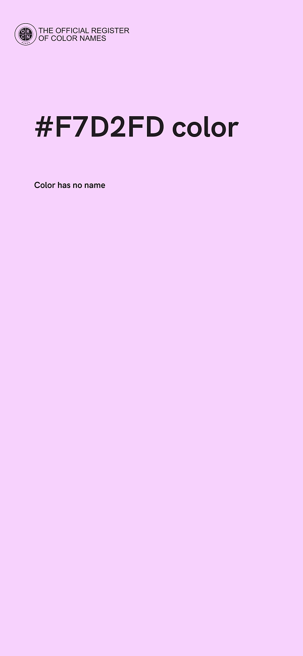 #F7D2FD color image