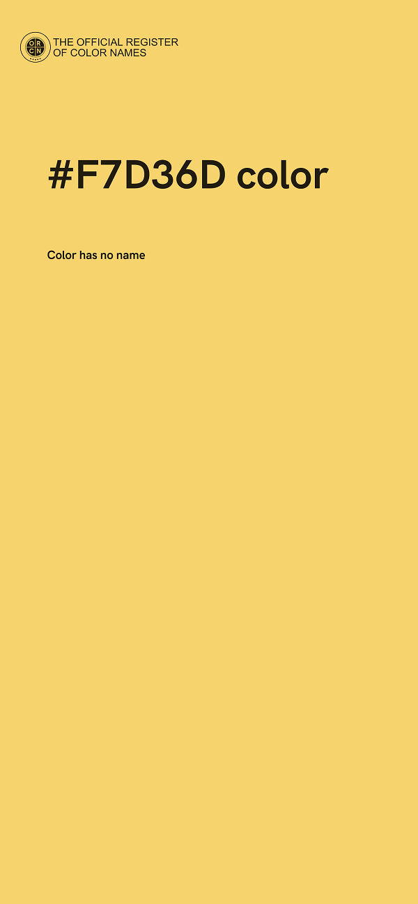 #F7D36D color image
