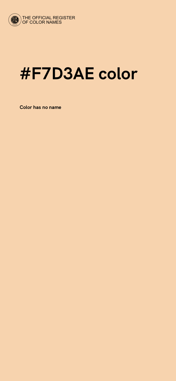 #F7D3AE color image