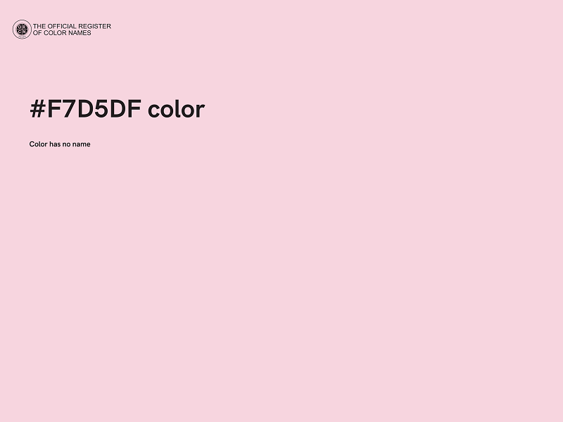 #F7D5DF color image