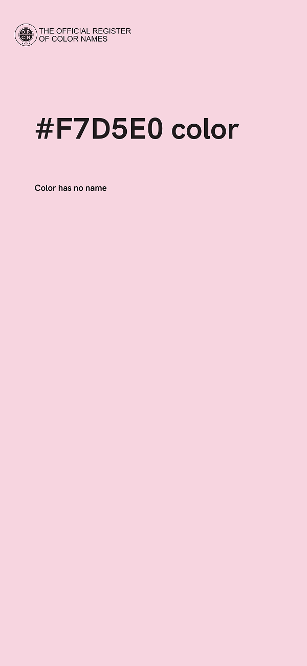 #F7D5E0 color image