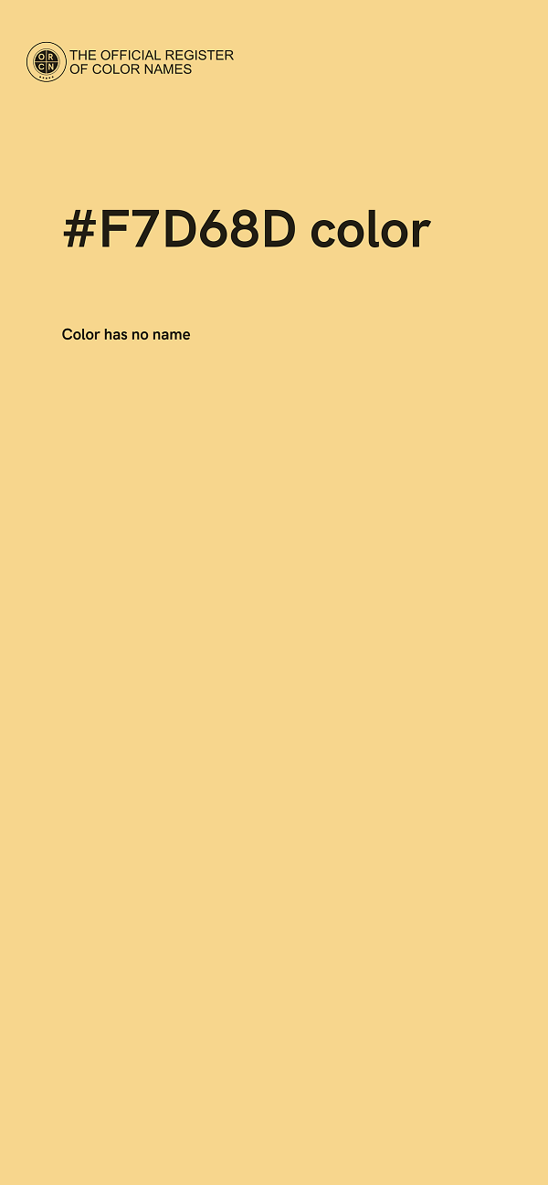 #F7D68D color image