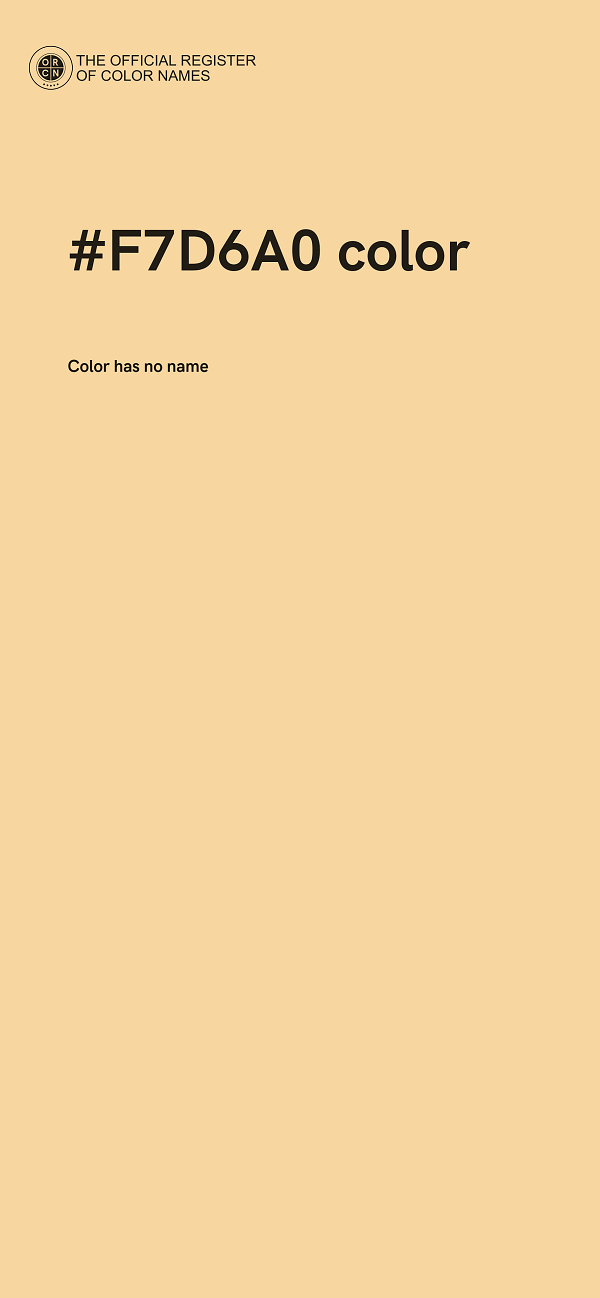 #F7D6A0 color image