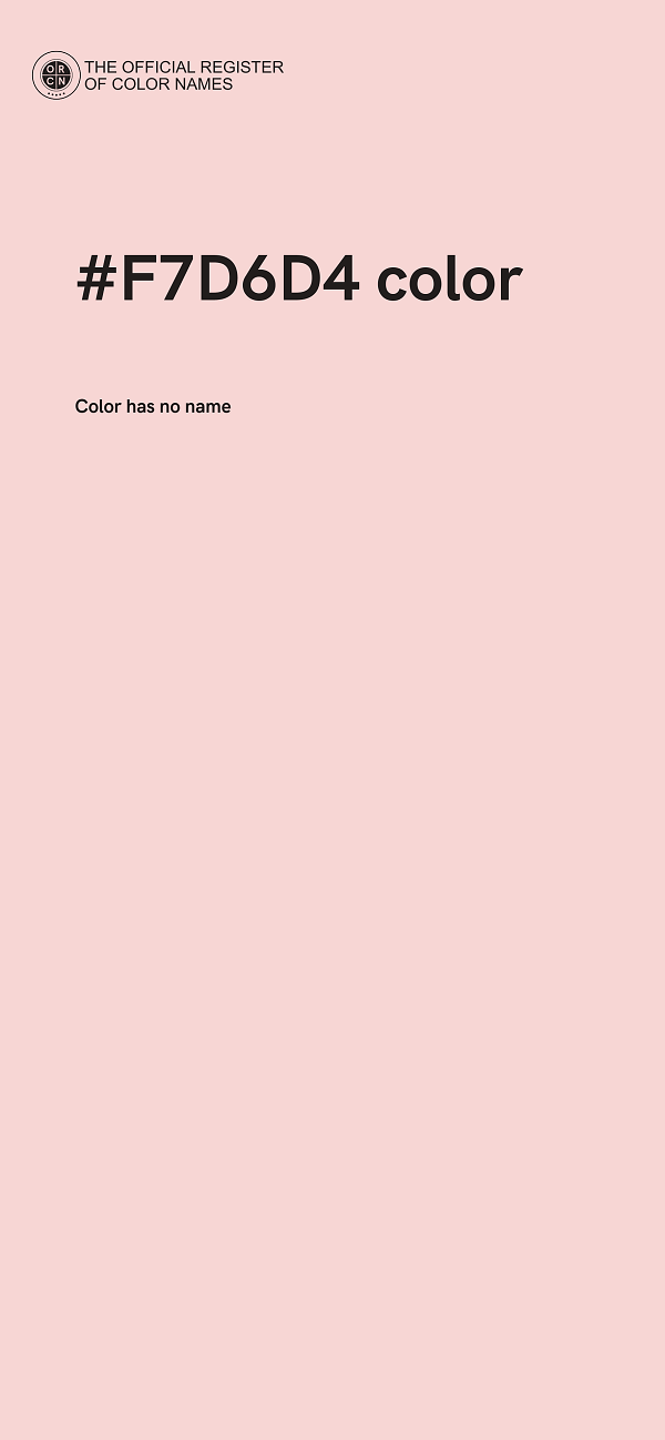 #F7D6D4 color image