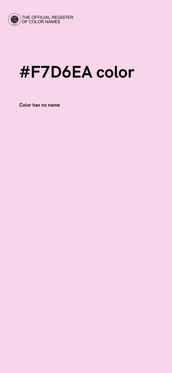 #F7D6EA color image