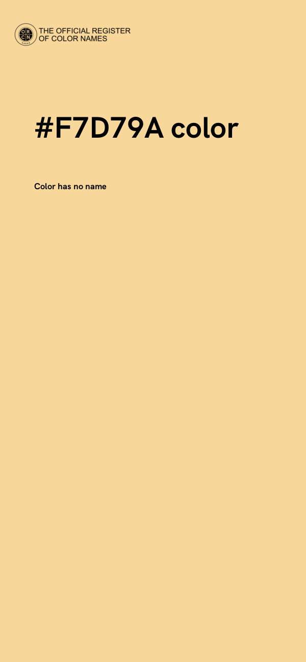 #F7D79A color image