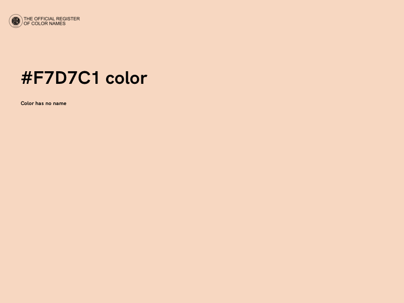 #F7D7C1 color image