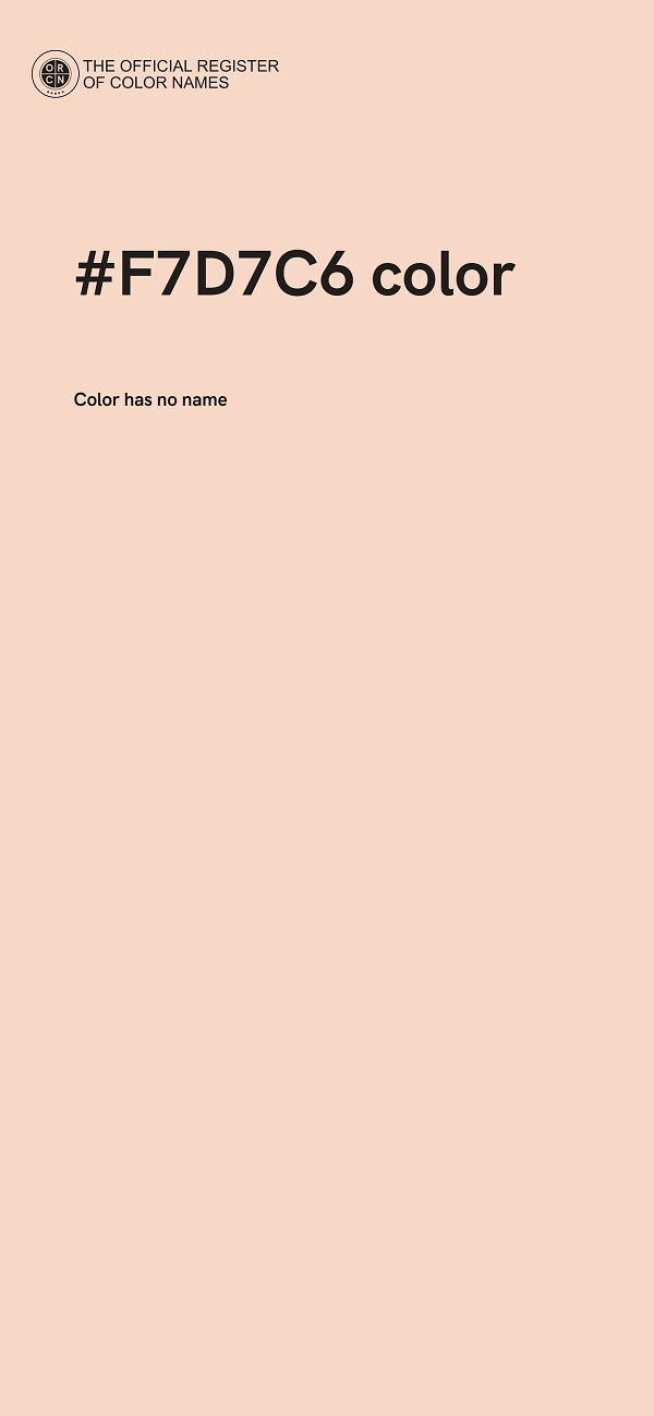 #F7D7C6 color image