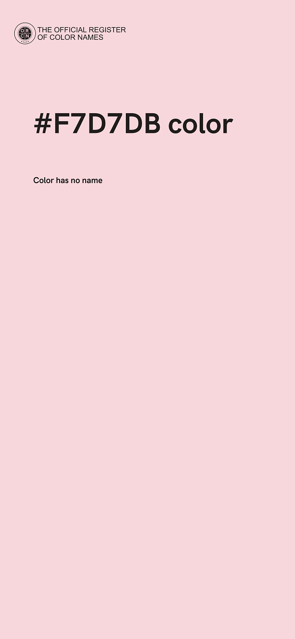 #F7D7DB color image