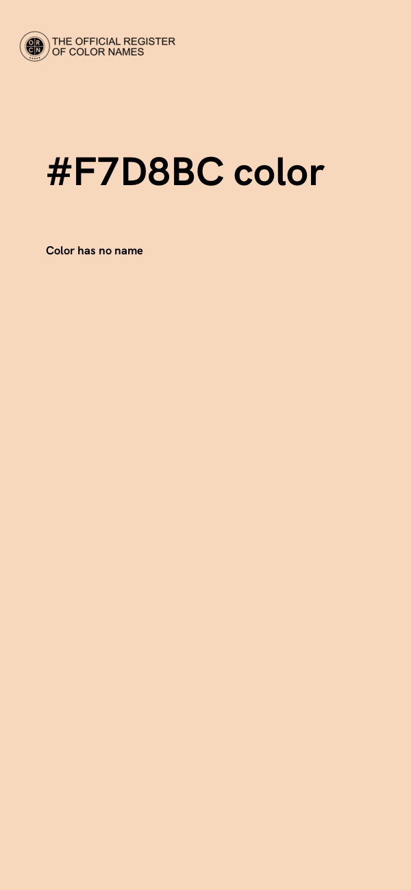 #F7D8BC color image