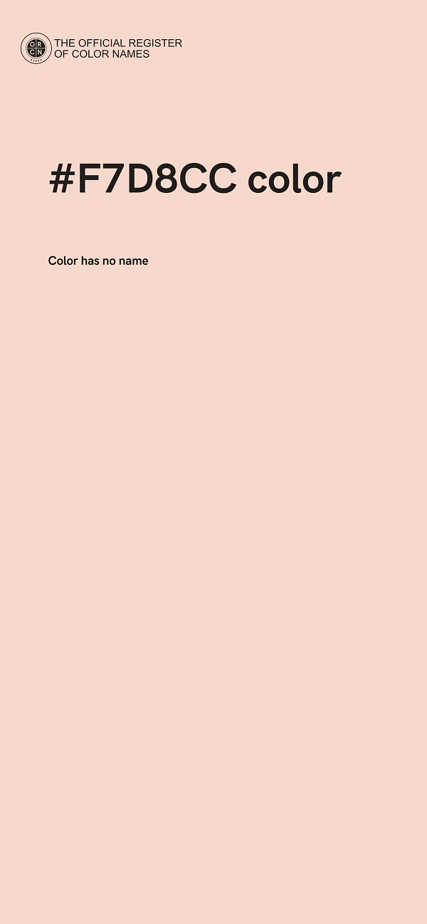 #F7D8CC color image