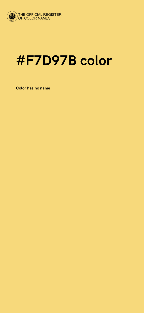 #F7D97B color image