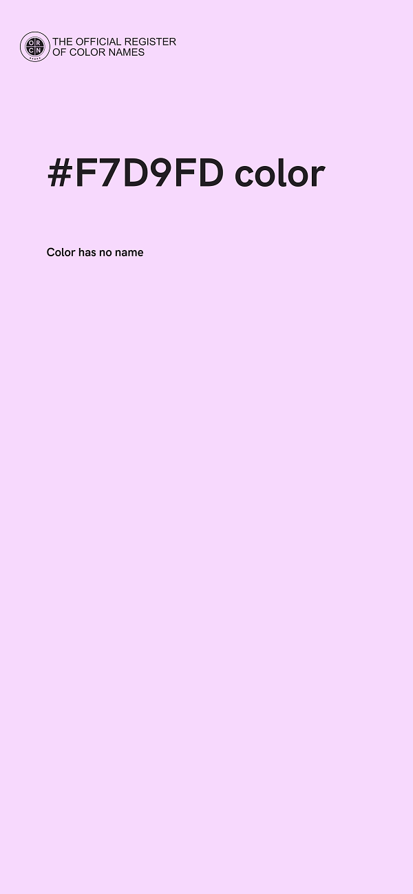 #F7D9FD color image