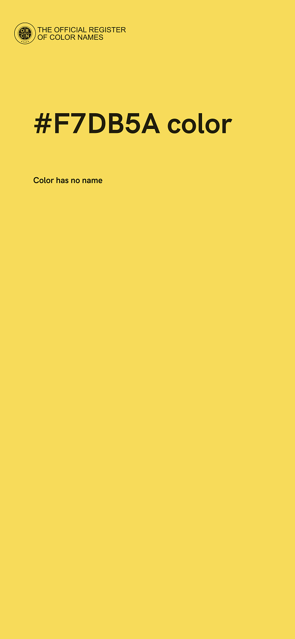 #F7DB5A color image