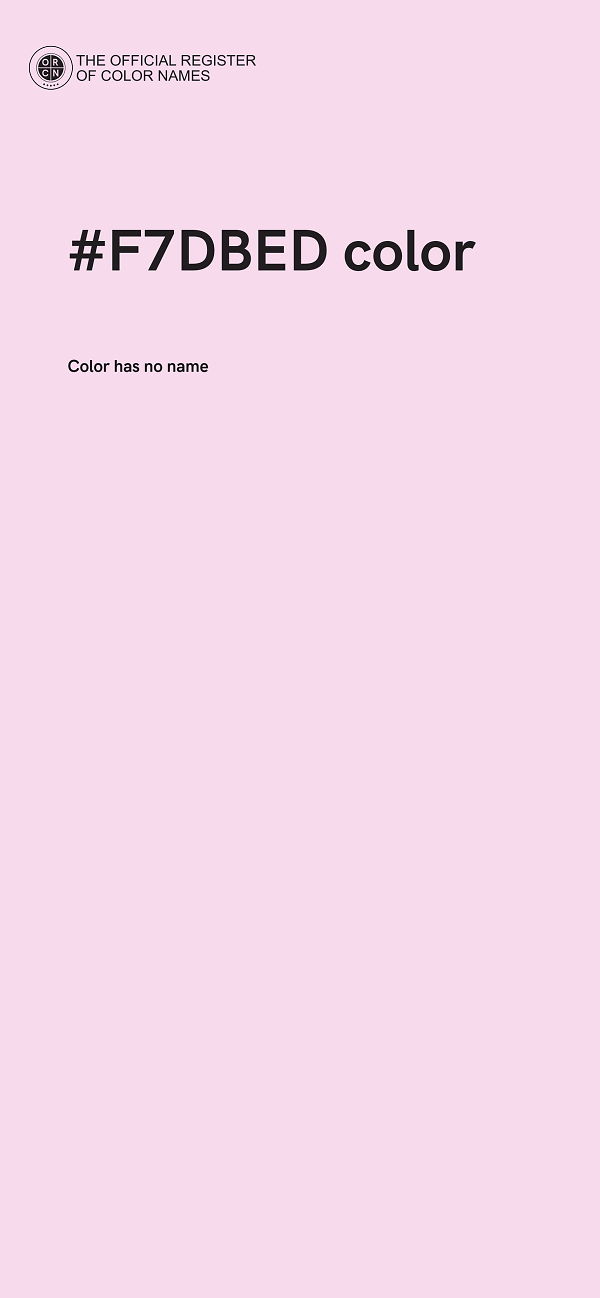 #F7DBED color image