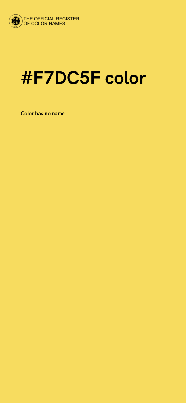 #F7DC5F color image