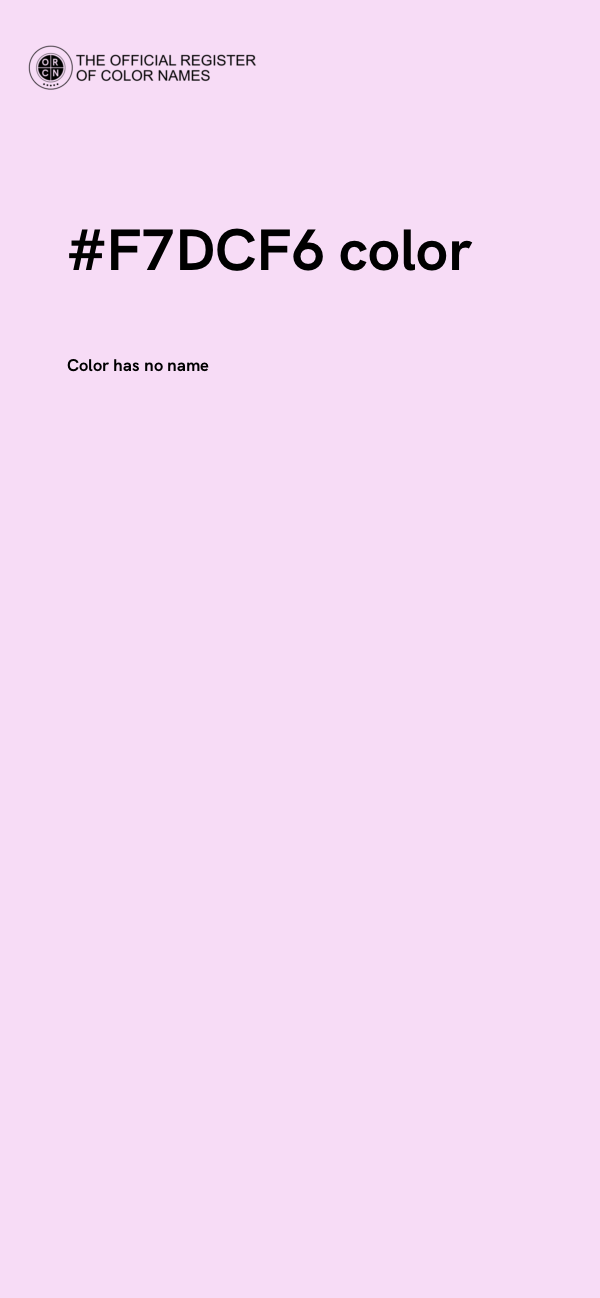 #F7DCF6 color image