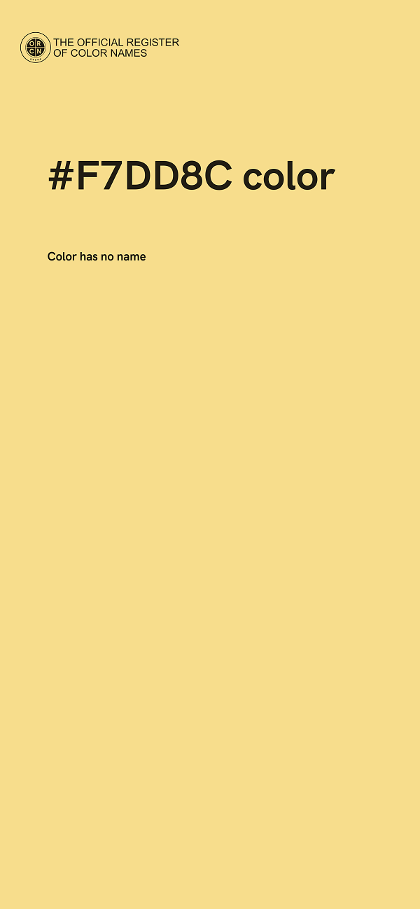 #F7DD8C color image