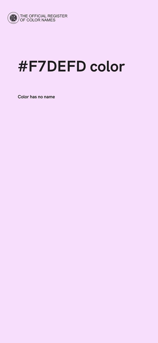 #F7DEFD color image