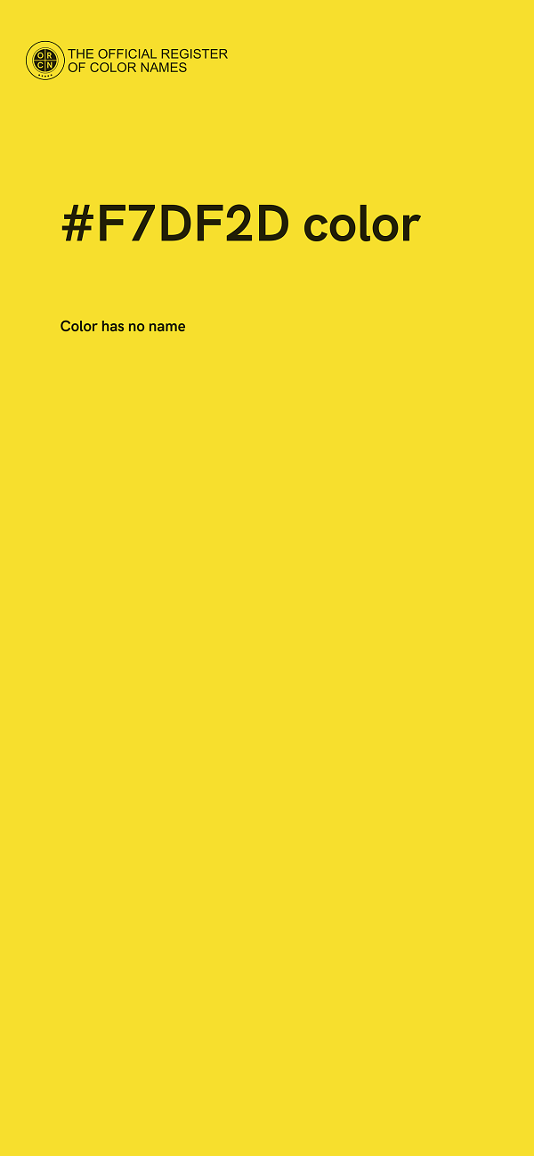#F7DF2D color image