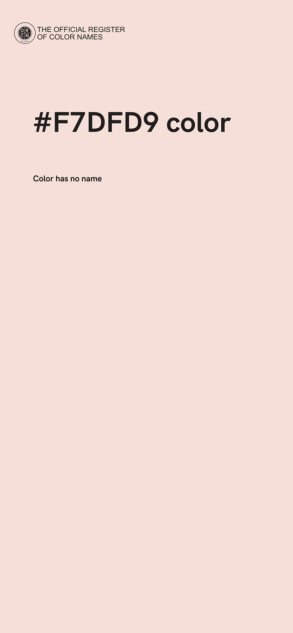 #F7DFD9 color image
