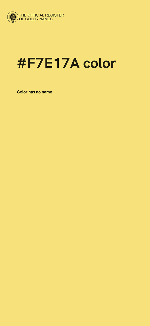 #F7E17A color image