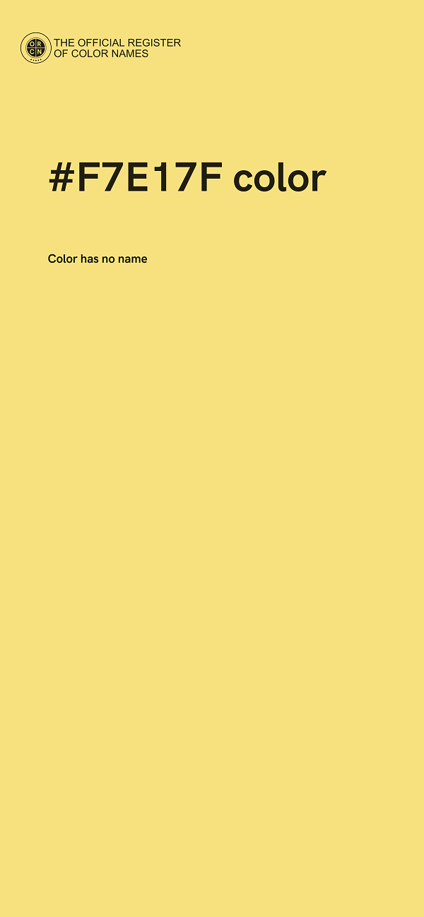#F7E17F color image