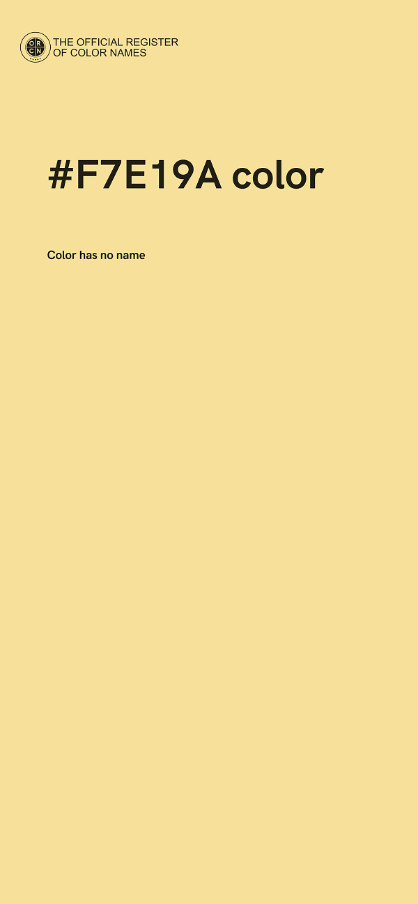 #F7E19A color image