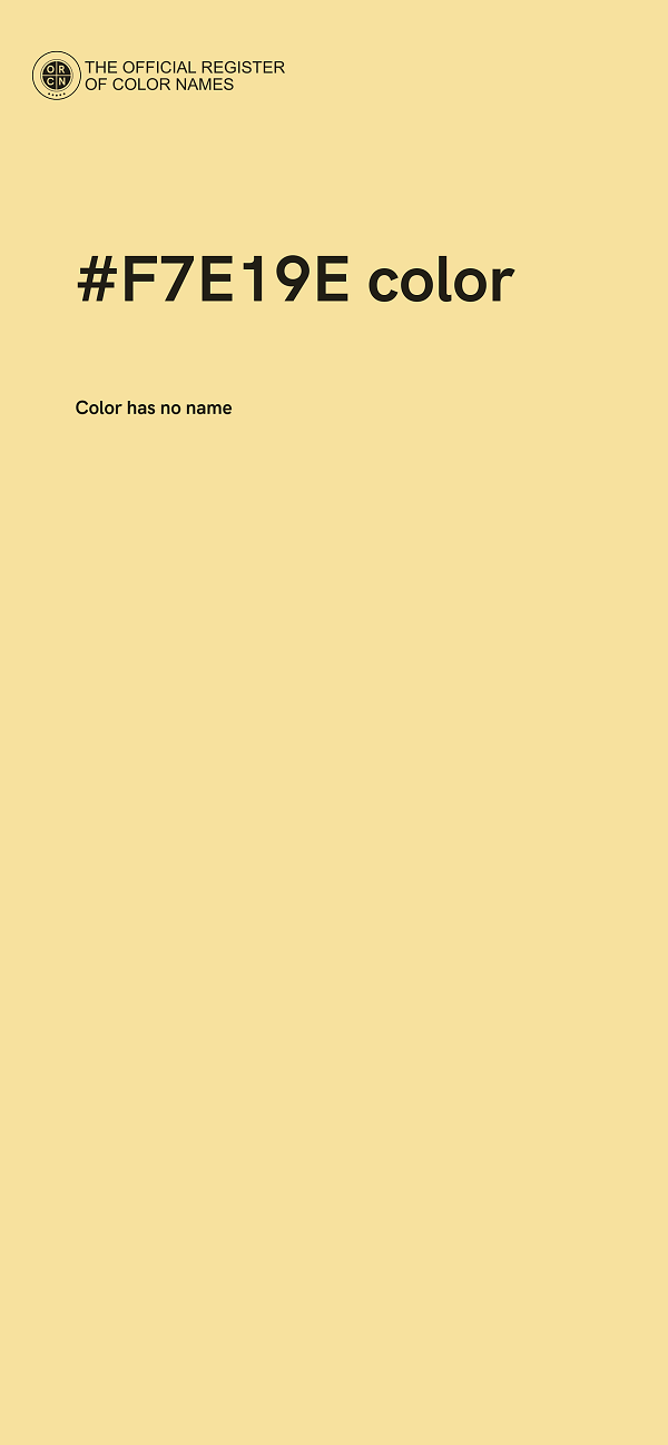 #F7E19E color image