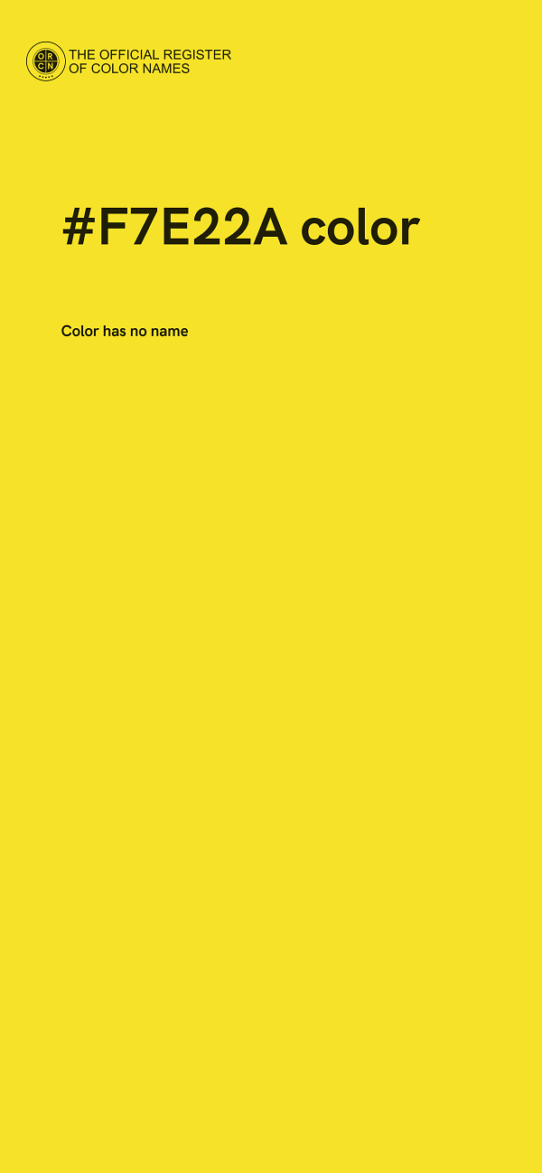 #F7E22A color image