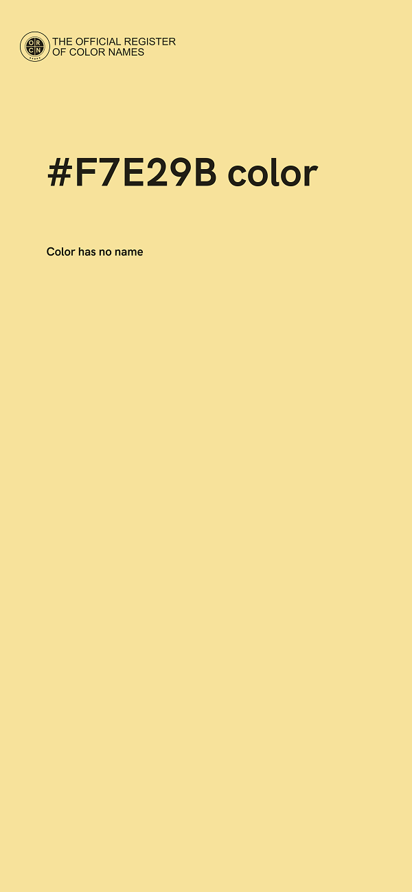 #F7E29B color image