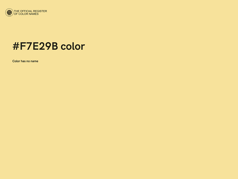 #F7E29B color image